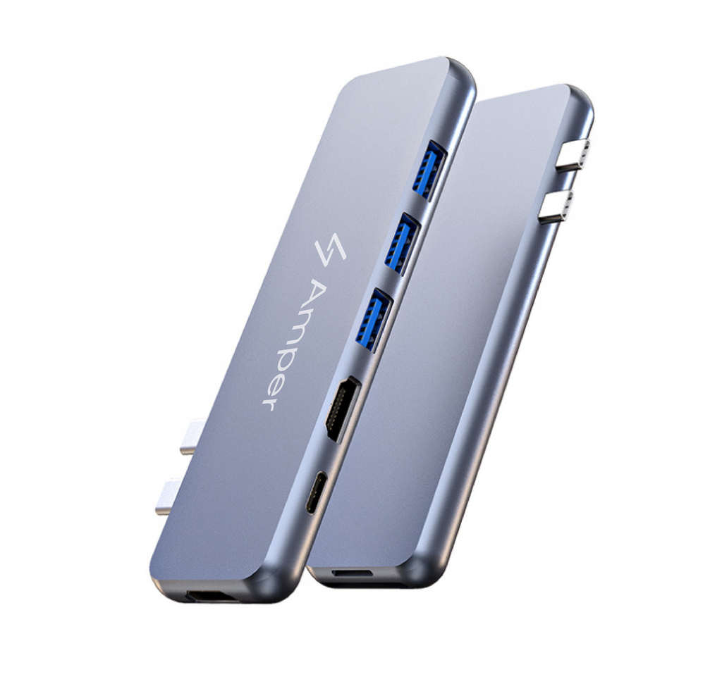 Amper 8-In-1 USB-C Hub With Dual HDMI Ports For MacBook - Amper HQ