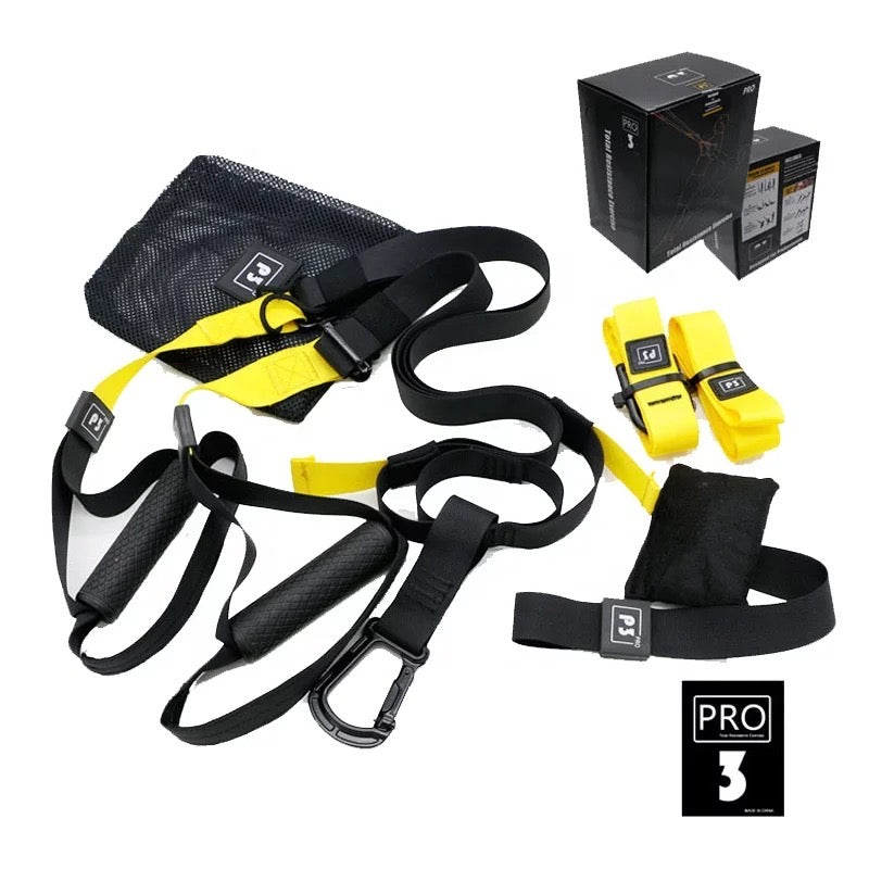 Pro 3 Force Fit Suspension Trainer System Yellow
